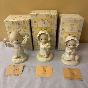 3 Precious Moments Figurines / 163856, 532002 and 184268